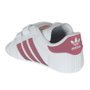 Tênis Adidas SuperStar Infantil Crib Branco/Rosa