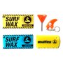 Kit Surf Soulfins Hot/Cold Wax Laranja/Azul
