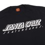 Camiseta Santa Cruz Classic Stripe Infantil Preto
