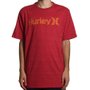 Camiseta Hurley O&O Vermelho Mescla