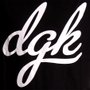 Camiseta DGK Script Preto