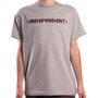 Camiseta Independent Bar Logo Cinza Mescla