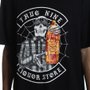 Camiseta Thug Nine Cholo Skull 40OZ. Preto