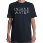 Camiseta Insane Water Big Script Azul Marinho