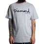 Camiseta Diamond OG Script Mescla/Azul Marinho
