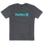 Camiseta Hurley Icon Push Thru Mescla Escuro