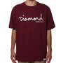 Camiseta Diamond OG Script Bordô