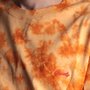 Camiseta Grizzly cursive Tonal Embroidery laranja