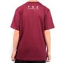 Camiseta Famous Us Lines Bordo