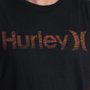 Camiseta Hurley O&O Preto/Laranja