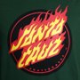 Camiseta Santa Cruz Flaming Dot Verde