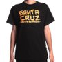 Camiseta Santa Cruz Juvenil Letters Preto