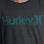 Camiseta Hurley Logo O&O Preto Mesclado/Azul