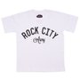 Camiseta Rock City Army Infantil Branco