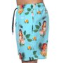 Bermuda Drop Dead Shorts Vintage Floral Azul Claro