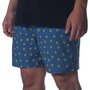 Bermuda Dropdead Shorts Banana Azul/Amarelo