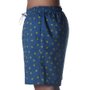 Bermuda Dropdead Shorts Banana Azul/Amarelo