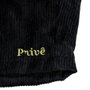 Bermuda Privê The Velvet Short Veludo Preto