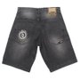 Bermuda Urgh Jeans Infantil Preto