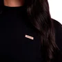 Blusa Child M/L Feminina Label Preto
