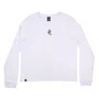 Blusa Santa Cruz M/L Screaming Hand Front Embroidery Branco