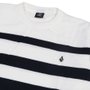 Blusa Volcom Tricot Sumpter Listrado Branco/Azul
