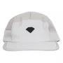 Boné Diamond Brilliant Rubber Applique 5 Panel Camper Cinza/Bege