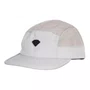 Boné Diamond Brilliant Rubber Applique 5 Panel Camper Cinza/Bege