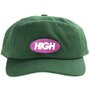 Boné High Company Polo Hat Rubber Logo Verde