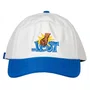 Boné Lost Dad Cap Branding Bicolor Off White/Azul