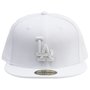 Boné New Era 59fifty Mlb Los Angeles Dodgers Branco