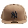 Boné New Era 59fifty Mlb New York Yankees Marrom