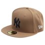 Boné New Era 59fifty Mlb New York Yankees Marrom