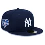 Boné New Era 59fifty New York Ynakees Authentic Collection Azul Marinho
