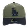 Boné New Era 940 A-Frame Los Angeles Dodgers Verde/Azul Marinho