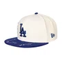 Boné New Era 9fifity Los Angeles Dodgers Mlb Juvenil Off White/Azul