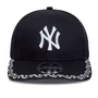 Boné New Era 9fifty Low Profile Ny Yankees Mlb Floral Azul Marinho