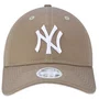Boné New Era 9twenty Strapback Mlb New York Yankees Feminino Caqui
