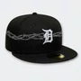Boné New Era Mlb Icon 59fifty Dettig Preto