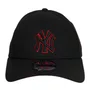 Boné New Era New York Yankees Preto/Vermelho