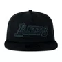 Boné New Era The Golfer Nba Los Angeles Lakers Back To Black Preto