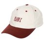 Boné Plano C. Polo Hat Strapback Logo Off White/Bordo