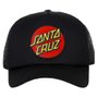 Boné Santa Cruz Classic Dot Trucker Preto
