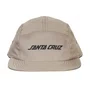 Boné Santa Cruz Five Panel Strip Bege