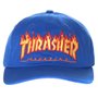 Boné Thrasher Magazine Dad Hat Logo Flame Azul 