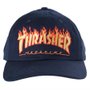 Boné Thrasher Magazine Dad Hat Logo Flame Azul Marinho