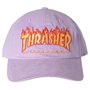 Boné Thrasher Magazine Dad Hat Logo Flame Lilas