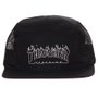 Boné Thrasher Magazine Five Panel Preto