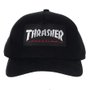 Boné Thrasher Magazine Logo Patch Hat Preto