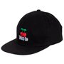 Boné Wats Cereja Six Panel Preto